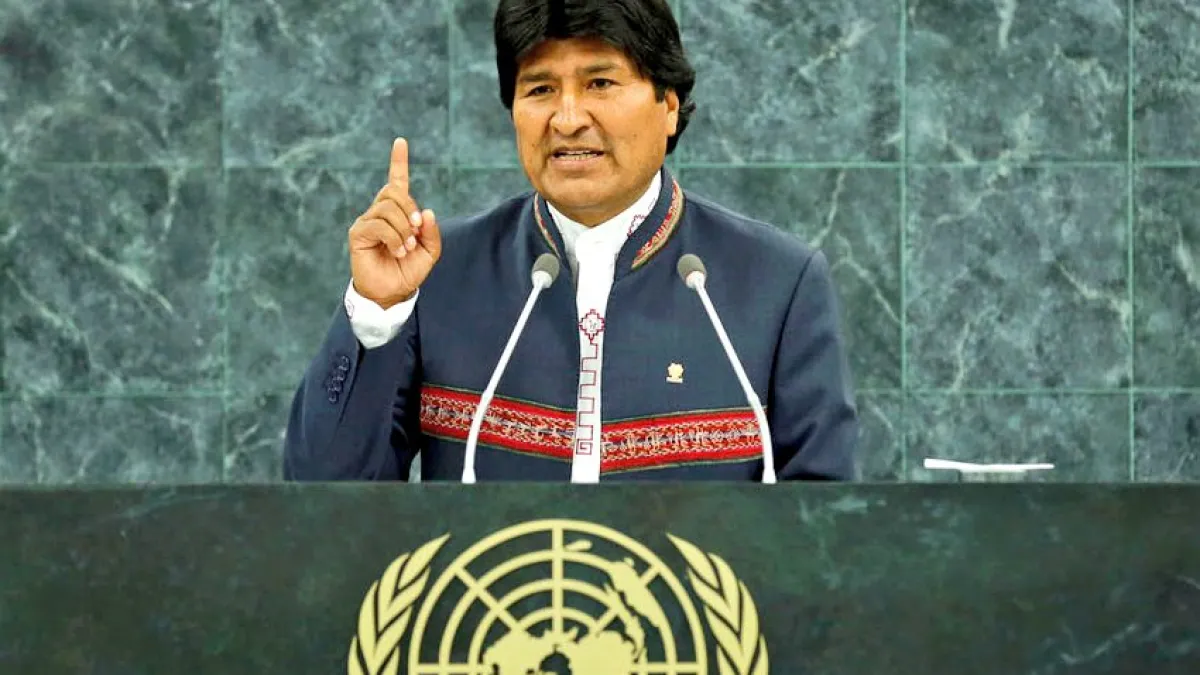 Evo Morales plantea reforma profunda de la ONU y propone traslado de su sede a China