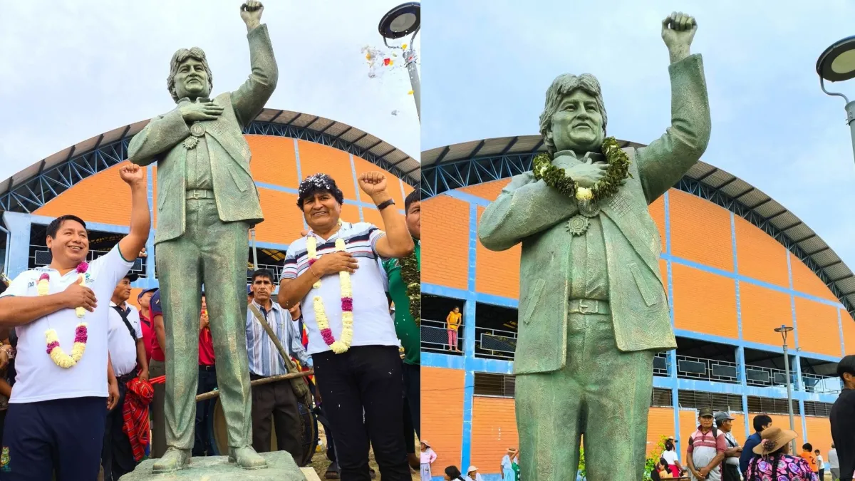 Monumento histórico en Valle Tunari rinde homenaje perpetuo a Evo Morales