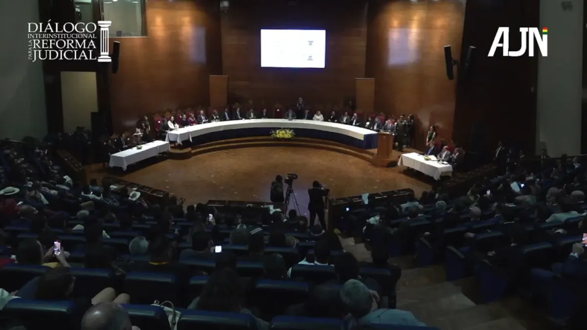 En Sucre inauguran el Diálogo para la Reforma Judicial.