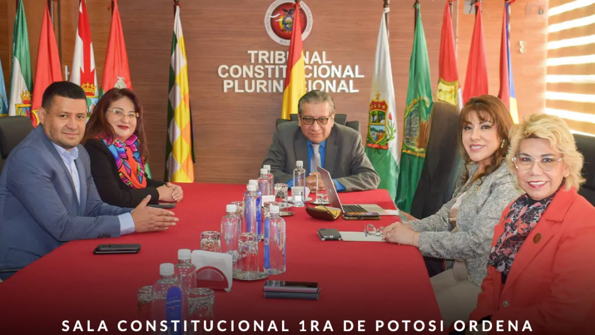 Sala Constitucional de Potosí ordena el cese inmediato de los magistrados autoprorrogados del TCP