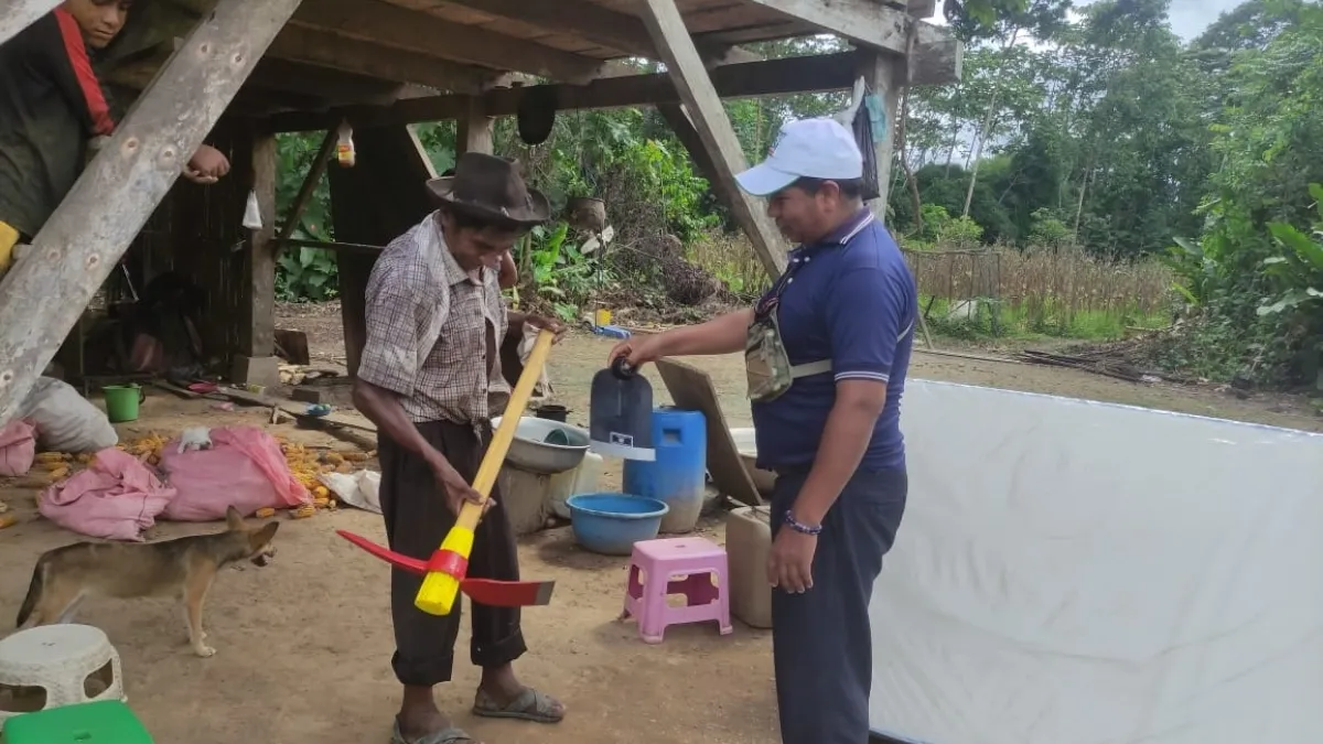 Municipio de Chimoré lleva ayuda humanitaria a familias afectadas en la ribera del río Eñe