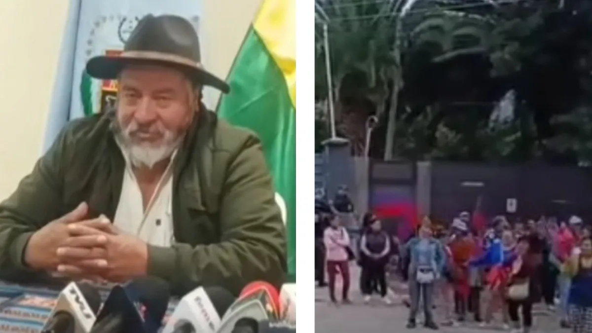 “¡Encapuchados de Manfred provocan vigilia pacifica! Vegamonte: ‘Quieren forzar segunda vuelta’