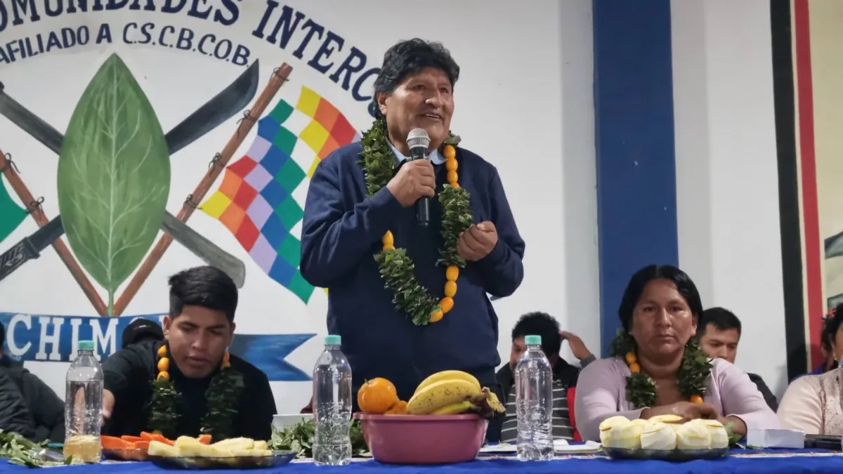 Evo Morales cuestiona el Decreto 5647 y advierte que golpeará el bolsillo de la población